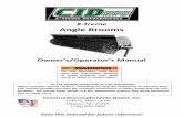 X-treme Angle Brooms - CID Attachments ... 2015/07/01 ¢  Save this manual for future reference! X-treme