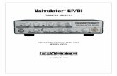 Valvulator GP/DI - Fryette Amplification2 Welcome to the family! Congratulations and thank you for choosing the FRYETTE Valvulator® GP/DI! You are constantly searching for new sounds