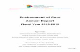 Environment of Care Annual Report...Page 1 of 46 Environment of Care Annual Report Fiscal Year 2018-2019 Approvals: Environment of Care Committee: September 2019 Medical Executive