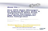 How To… Use BPC Data Managerdocshare01.docshare.tips/files/11159/111599007.pdf · 2016. 5. 28. · R900893.PMR. This transport request contains all the NetWeaver objects that are