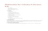 Mathematica for Calculus II (Version 9.0)...Mathematica for Calculus II (Version 9.0) C. G. Melles Mathematics Department United States Naval Academy December 31, 2013 Contents 1.