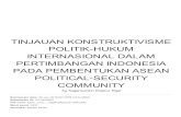 COMMUNITY POLITICAL-SECURITY PADA PEMBENTUKAN …eprints.umm.ac.id/43864/19/Similarity - Rijal - ASEAN... · 2019. 1. 31. · kerangka kerja sama ASEAN guna menjadi organisasi regional