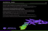 AVOCA, INC.beta. THE ART AND SCIENCE OF CUSTOM EXTRACTION Avoca, Inc., a division of Pharmachem Laboratories,