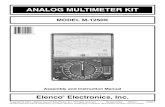 ANALOG MULTIMETER KIT...Introduction Assembly of your M-1250 Analog Multimeter Kit will prove to be an exciting project and give you much satisfaction and personal achievement. If