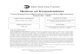 Notice of Examinationweb.mta.info/nyct/hr/pdf_exams/1600.pdfA Motor Vehicle Driver License valid in the State of New York and a Learner Permit for a Class B Commercial Driver License