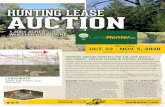 HUNTING LEASE AUCTION...plenty of open areas for forage. The quiet surroundings make this the perfect hunting paradise for your 2020-2021 deer and turkey hunting season. Hunting insurance
