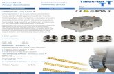 Datenblatt Product Specification Rollgranulator Three-Tec ... · Das kompakte Design erlaubt es den Rollgranulator im Isolator Oder im Labor mit limitierten Platzverhältnissen zu