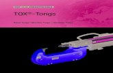 Robot Tongs / Machine Tongs / Handheld TongsTOX®-Tongs are perfectly suited for integration into automated production environments. The tongs can be mounted to the robot arm (robot