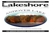 ANDOVER LAKE PROPERTY OWNERS ASSOCIATIONAndover, Connecticut and the owners of real estate in the vi-cinity of Andover Lake.” It is solely supported by its member-ship. Dues collected