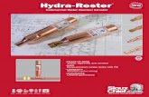 Hydra-Rester€¦ · the arrester chamber against the pres-surized cushion of air. The air cush-ion in the arrester reacts instantly, ab - sorbing the pressure spike that causes water