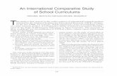 An International Comparative Study of School Curriculums · 2017. 6. 19. · International Meeting on the Study of School Curriculum on 9-20 November 1998. This meeting was convened