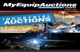 MyEquipAuctions...6 • September 10, 2018 • TRENCHING EQUIPMENT LIQUIDATION AUCTION WEDNESDAY, OCTOBER 24TH • 9:30AM W. Yoder Auction N2475 13th Gateway * Wautoma, WI. 54982 Phone