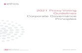 2021 Proxy Voting Guidelines Corporate Governance Principles...2021 PROXY VOTING GUIDELINES 19 1. Annual report, accounts, Dividend and Discharge 21 1.1 Annual report and accounts