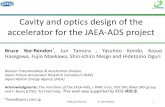 Cavity and optics design of the accelerator for the JAEA-ADS ......o Epk/Eacc < 2.60 & Bpk/Eacc < 4.6 mT/MV/m Lower power dissipation (high value of R/Q and G) PASJ19 THOH10 B. Yee-Rendon