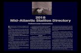 midatlantictb.commidatlantictb.com/PDFs/2018stalliondirectory.pdf · 2018 Mid-Atlantic Stallion Directory Mid-Atlantic Thoroughbred DECEMBER 2017 139 Pedigree page explanations I