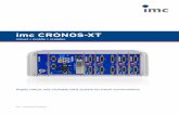 imc CRONOS-XT · 2019. 12. 2. · Counter: The counter inputs have full analog input conditioning with 500 kHz analog bandwidth (differential input), analog filter and software adjustable