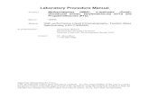 Laboratory Procedure Manual...Laboratory Procedure Manual Analytes: Methamidophos (MMP), o-methoate (Omet), Dimethoate (Dmet), Ethylenethiourea (ETU) and Propylenethiourea (PTU) Matrix: