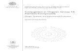 Element Compounds Conjugation in Organic Group 14709833/... · 2014. 4. 30. · Emanuelsson, R. 2014. Conjugation in Organic Group 14 Element Compounds. Design, Synthesis and Experimental
