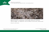 Biomass Losses during Short-term Storage of Bark and ...Examensarbete Civilingenjörsprogrammet i energisystem Biomass Losses during Short-term Storage of Bark and Recovered Wood Martin