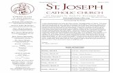St. Joseph...2020/03/08  · 7:00 pm - NO 5:30 pm Mass Choir Practice Saturday, 3/14 - Food Distribution (Hall) 10:00 am - Rule 62 (Lounge) Sunday, 3/15 10:15 am - Third Sunday Coffee