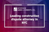 Leading construction dispute attorney in NYC