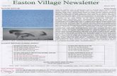 Easton Village Newsletter - Microsoftbtckstorage.blob.core.windows.net/site13538/Newsletters/...CHIMNEY SWEEP A sure sign that spring is on the way, the sweep will be in Easton this