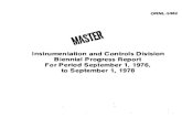 inis.iaea.org...ORNL-5482 Dist. Category UC-37 Contract No. W-7405-eng-26 INSTRUMENTATION AND CONTROLS DIVISION BIENNIAL PROGRESS REPORT For Period September 1, 1976, to September