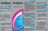 LE303801-FB ORALDENE ORIGINAL 200MLv10 · 2018. 2. 8. · (called gingivitis), bad breath (halitosis) or sore throat. It can also be used before and after dental surgery to help prevent