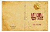 Annual Report 1 - National Foods Limited · PROFILEBUSINESS National Foods Limited has successfully established itself as a multinational food company with an independent subsidiary,