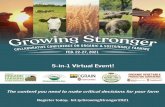 5-in-1 Virtual Event!...888-90-MOSES Acres U.S.A. Agricultural Flaming Innovations Albert Lea Seed Douglas Plant Health Dr. Bronner’s DRAMM Corporation F.W. Cobs Food Finance …