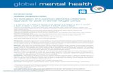 global mental health - EUTM-Somalia · 2018. 4. 27. · conﬂict-aﬀected populations, and show an impact on outcomes such as self-esteem or hope, but not mental health (Tol et