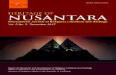 HERITAGE OF NUSANTARA · 2020. 5. 4. · Makalah ini menyajikan analisis semantik dan simbolis tentang konsep Islam Nusantara dan cara-cara di mana ia membangkitkan makna dan emosi