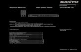 Service Manual DVD Video Player DVD-SL40 (XE)diagramas.diagramasde.com/otros/SANYO-SL40.pdf · 2012. 5. 3. · ic block diagram & description ... 2 645 067 9599 led lens 3 645 068