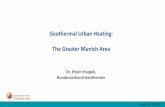 Geothermal Urban Heating: The Greater Munich Area€¦ · Knapek_TU.Delft.190312 Energy Transition must also be Heat Transition 54 % of the total energy consumption is heat: 2017