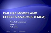 Prof. Rob Leachman IEOR 130 Fall, 2016courses.ieor.berkeley.edu/ieor130/4_Failure Modes and...effect, 8: serious effect, 10: hazardous effect) Occurrence is a rating corresponding