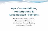Age, Co-morbidities, Prescriptions & Drug Related Problemsregist2.virology-education.com/2013/4hivaging/docs/08...Co-morbidities Rx meds DRP's 60 Median Number