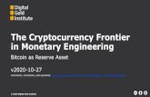 The Cryptocurrency Frontier in Monetary Engineering...Hayek Money: Elastic Non-discretionary Policy 2. Hayek Money: Dual Asset Ledger and Proof-of-Payment ... § Blockchain technology