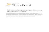 Estimate performance and capacity ... - SharePoint AfterWorkFor general information about how to plan and run your capacity planning for Microsoft® SharePoint® Server 2010, see Capacity