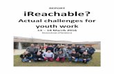 REPORT iReachable?...seminar was set in the work programme 2016-2018. The idea was to have a peer-learning seminar with study visits. The seminar took place in a youth accommodation
