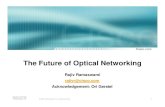 The Future of Optical Networking - University of California, Davisnetworks.cs.ucdavis.edu/docs/workshops/info03/infocom03...Node consolidation, mesh networking MSTP: Multi -service