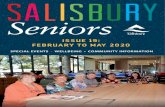 ISSUE 19: FEBRUARY TO MAY 2020 - City of Salisbury · 2020. 1. 23. · 2 ISSUE 19 SALISBURY SENIORS 3 Seniors + Strengths = Success 4 A Local Voice 5 Heartfelt Thanks 5 Backyard Fruit