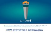 STATISTICS BOTSWANA...Statistics Botswana Chart 2: Price movement of soft drinks from 1991 to 2016 Table 1: Annual Inflation Rate (Percentage) and Consumer Price Index 1970 to 2015