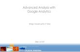 Advanced Analysis with Google Analytics · 20+ years, 17 years running AdWords ... WordPress –Google Analytics Implementation • 50+ built in integrations • Custom HTML ... -Google