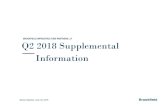 BIP Supplemental Information Q2 2018Q2 2018 Supplemental Second Quarter, June 30, 2018 Information. 1 ... 2017, as the allocation of net income is reduced by preferred unit and incentive