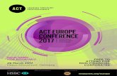 ACT EUROPE CONFERENCE 2017files-eu.clickdimensions.com/treasurersorg-as42f/files/...Navigating volatile markets – dealing with currency volatility and an uncertain future for interest