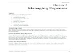 Chapter 2 Managing Expenses · 2016. 3. 23. · Managing Expenses Exercise 1 10 Chapter 2 Managing Expenses 3. Print a vendor contact list. (On the Reports menu, choose Vendors &