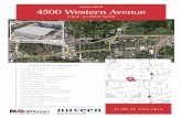 4500 Western Avenue - LoopNet · 2020. 8. 13. · e Western Ave a t i I 3 R 2 + / -- m i l e s t o t . 5 / - 8 n e r c h n g e t 8 8 h a N Warrenville Rd Yackley Ave Western Ave 67,996