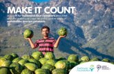 MAKE IT COUNT - Mekong Tourism...Motivate staff with concrete goals Page 14 Use sustainability criteria to identify better experiences Page 16 Embed sustainability in your company