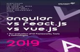 ANGULAR VS REACT.JS VS VUE · 2020. 10. 19. · ANGULAR VS REACT JS VS VUE JS Are you a front-end superstar, excited to build feature-rich beautiful UI? Join Us. 5 Our evaluation