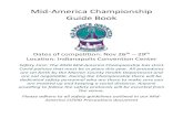 Mid-America Championship Guide Book · 2020. 11. 23. · Competing on stage The stage dimensions are 56ft x 28ft with 2ft taped off in the middle as separation space. Each dancer